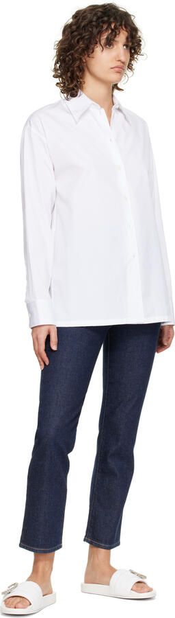 Jimmy Choo Fallon leather slides White - Picture 3