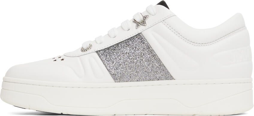 Jimmy Choo White Hawaii Sneakers - Picture 3