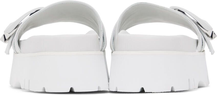 Jimmy Choo White Maiti Sandals - Picture 2