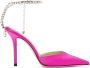 Jimmy Choo Pink Saeda 100 Heels - Thumbnail 1