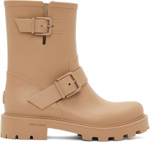 Jimmy Choo Tan Yael Flat Boots