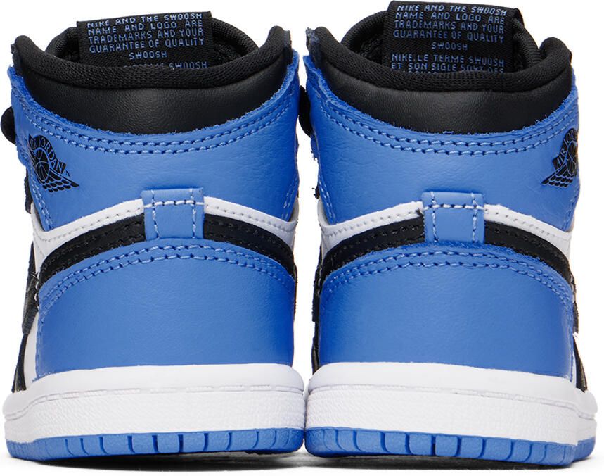 Nike Jordan Baby Blue Jordan 1 Retro High OG Sneakers - Picture 4