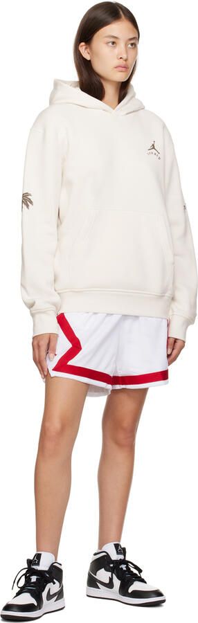 Nike Jordan Black & White Air Jordan 1 Mid Sneakers - Picture 4