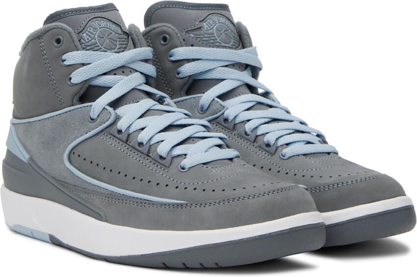Nike Jordan Gray Air Jordan 2 Sneakers - Picture 2