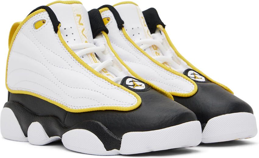 Nike Jordan Kids Black & White Jordan Pro Strong Little Kids Sneakers - Picture 3