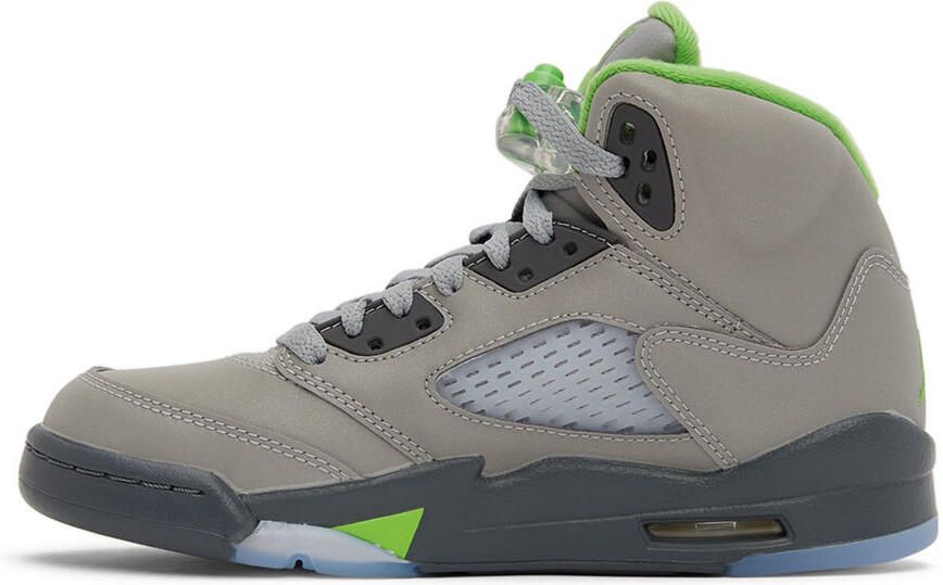 Nike Jordan Kids Gray Air Jordan 5 Retro Big Kids Sneakers - Picture 3