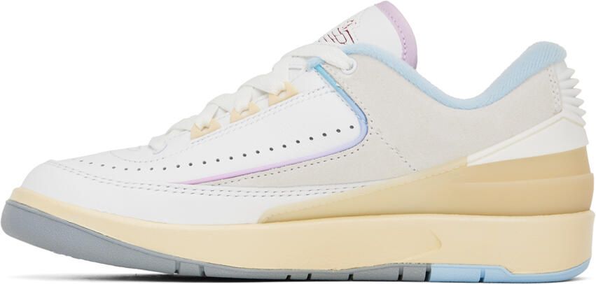 Nike Jordan White Air Jordan 2 Retro Low Sneakers - Picture 3