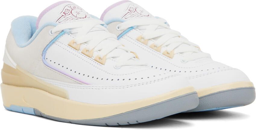 Nike Jordan White Air Jordan 2 Retro Low Sneakers - Picture 2