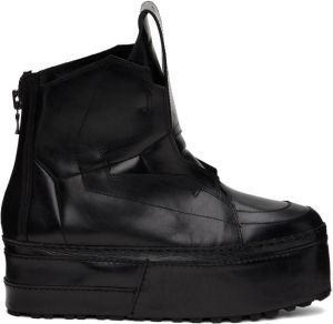 Julius Black Platform Sneakers