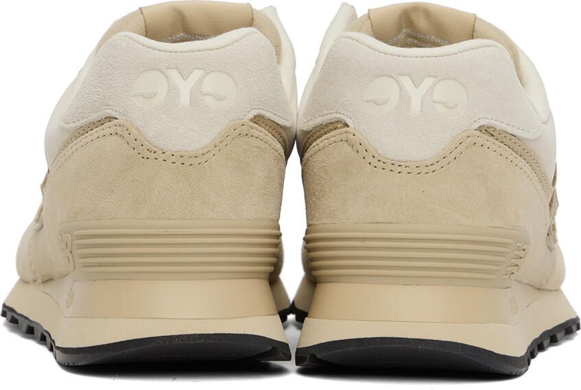 Junya Watanabe Beige & Off-White New Balance Edition 574 Classic Sneakers