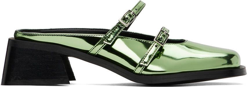 Justine Clenquet Green Andie Mules