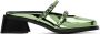 Justine Clenquet Green Andie Mules - Thumbnail 1