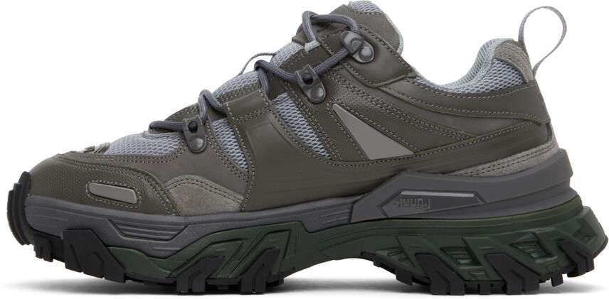 Juun.J Gray 4 Layered Sneakers - Picture 3