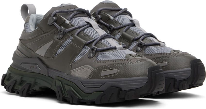 Juun.J Gray 4 Layered Sneakers - Picture 2