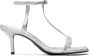 Juun.J Silver Leather Heeled Sandals - Thumbnail 1