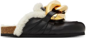 JW Anderson Black Chain Loafers