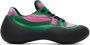 JW Anderson Green & Pink Bumper Hike Sneakers - Thumbnail 1