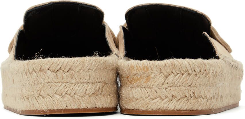 JW Anderson Beige Suede Espadrilles