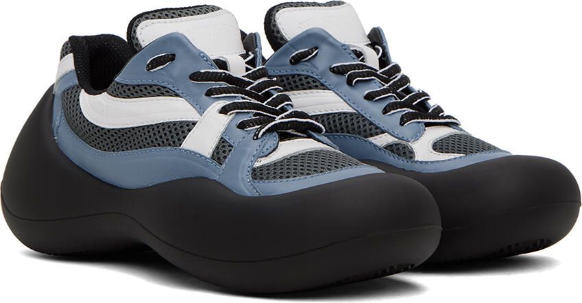 JW Anderson Black & Blue Bumper Hike Sneakers - Picture 2