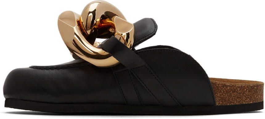 JW Anderson Black Chain Loafers - Picture 4