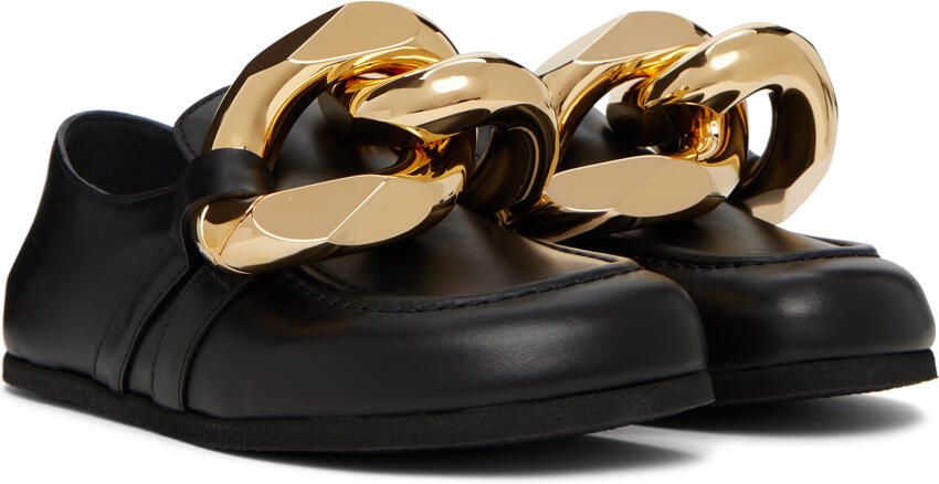 JW Anderson Black Chain Loafers - Picture 2