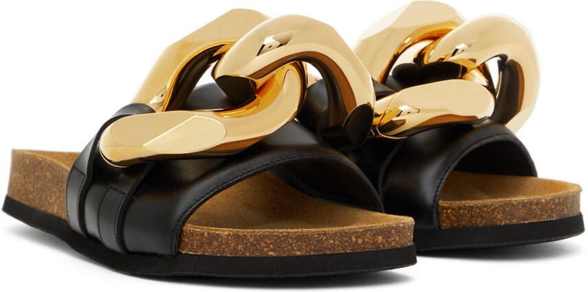 JW Anderson Black Chain Slides