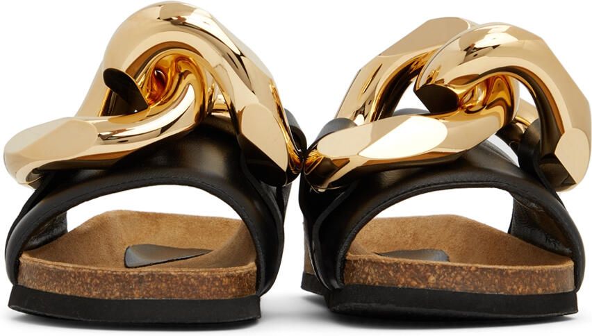 JW Anderson Black Chain Slides - Picture 2