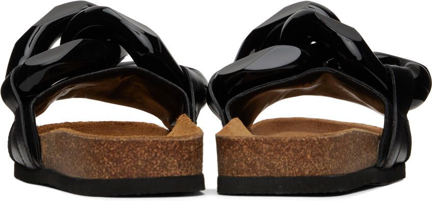 JW Anderson Black Chain Slides - Picture 5