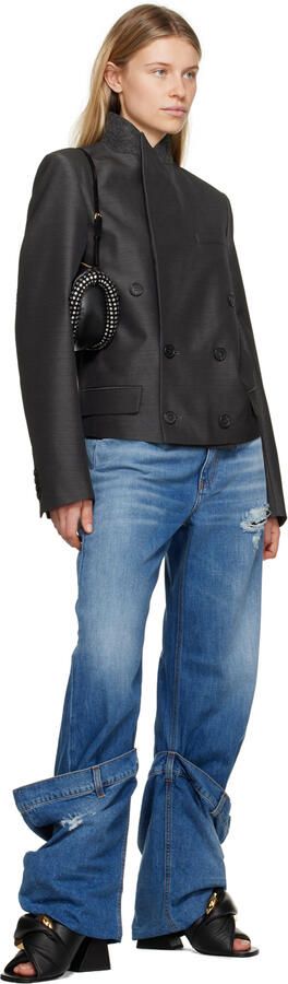 JW Anderson Black Chain Twist Mules - Picture 4