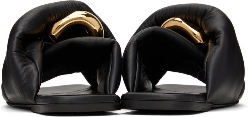 JW Anderson Black Chain Twist Sandals - Picture 2