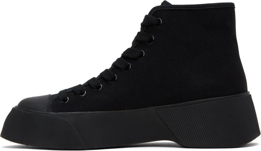 JW Anderson Black High Top Sneakers - Picture 3