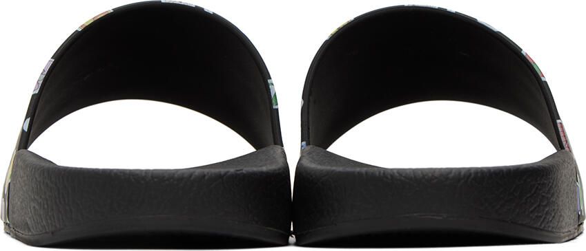 JW Anderson Black Sticker Slides