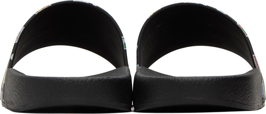 JW Anderson Black Sticker Slides