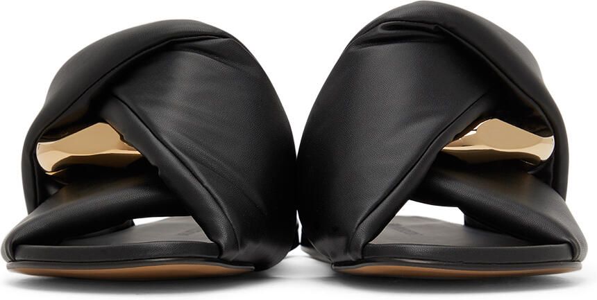 JW Anderson Black Twist Sandals - Picture 3