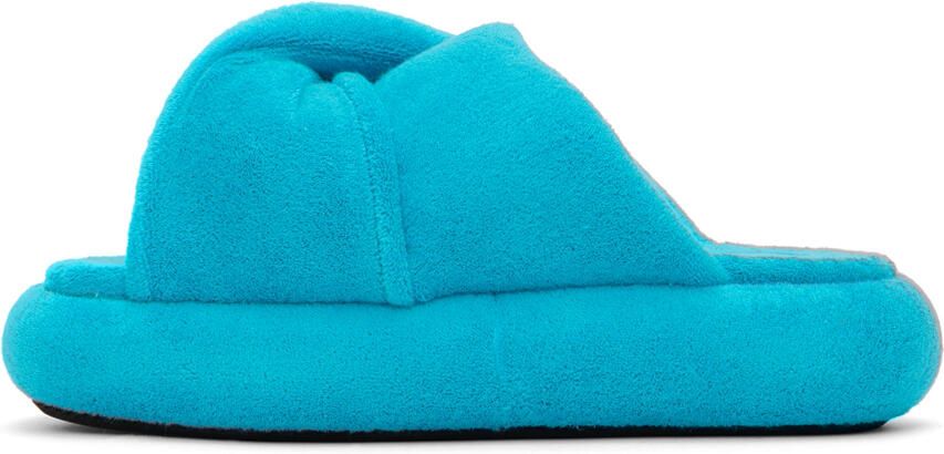 JW Anderson Blue Bumper Twist Platform Sandals - Picture 3