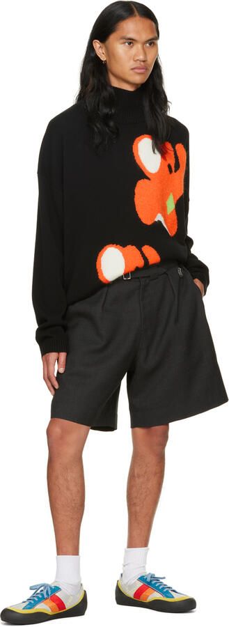 JW Anderson Gray & Multicolor Bubble Sneakers - Picture 3