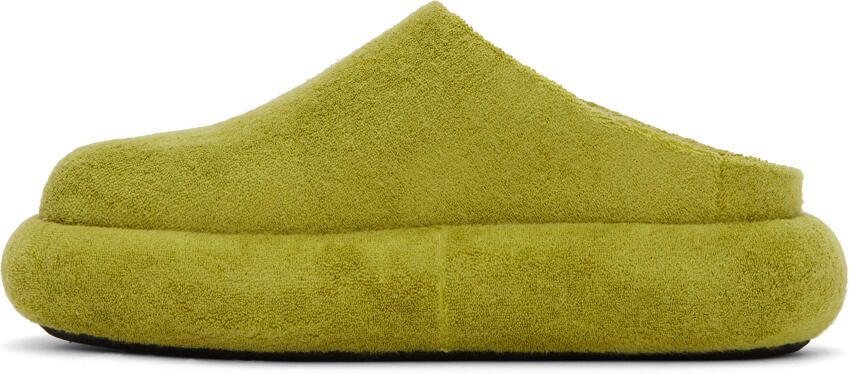 JW Anderson Green Bumper Tube Platform Loafers - Picture 2