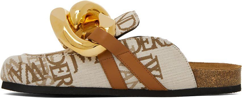 JW Anderson Off-White Chain Mules - Picture 3
