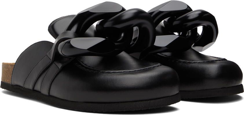 JW Anderson SSENSE Exclusive Black Chain Loafers - Picture 2