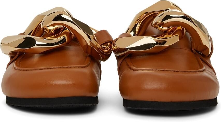 JW Anderson Tan Chain Loafers - Picture 2