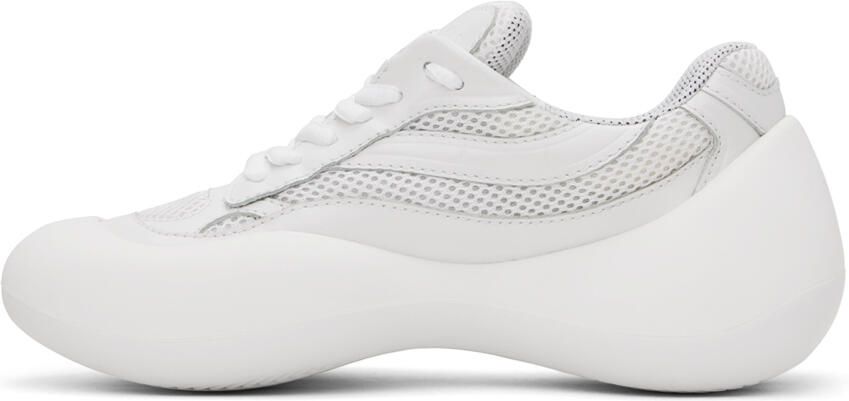 JW Anderson White Bumper Hike Low Top Sneakers - Picture 3