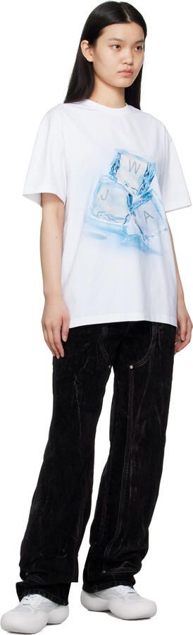 JW Anderson White Bumper Hike Low Top Sneakers - Picture 4