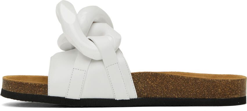 JW Anderson White Chain Slides - Picture 3