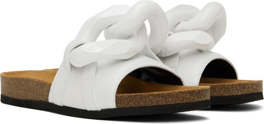 JW Anderson White Chain Slides - Picture 2