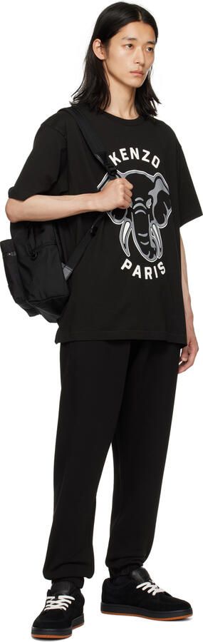 Kenzo Black Paris -DOME Low Top Sneakers - Picture 4