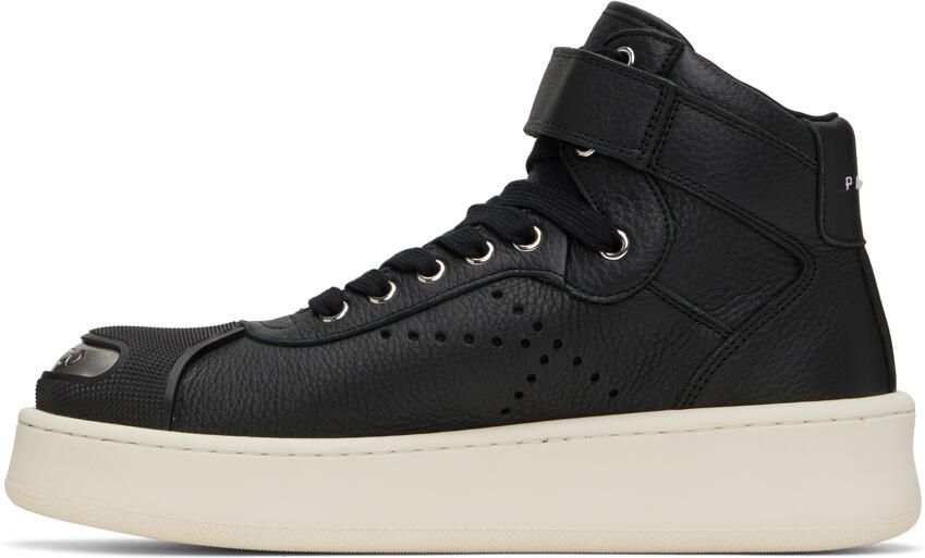 Kenzo Black Paris Hoops Sneakers - Picture 3