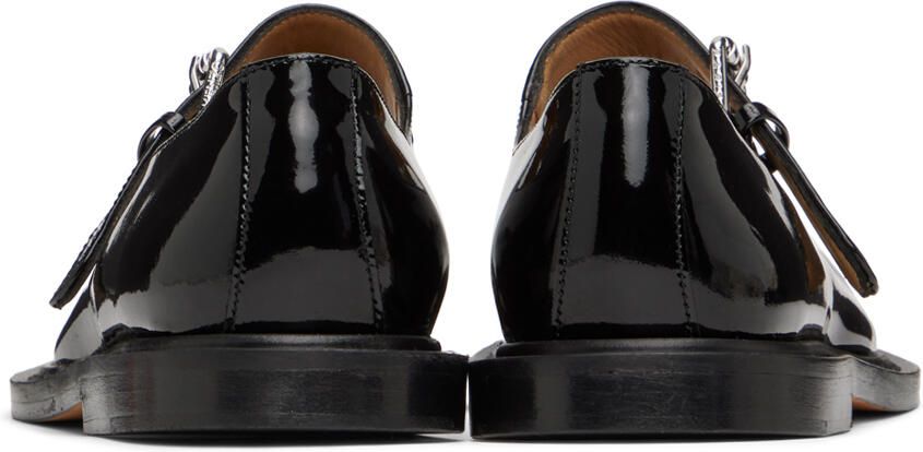 Kenzo Black Paris Mary Jane Loafers