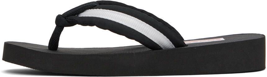 Kenzo Black Setta Flip Flops - Picture 4