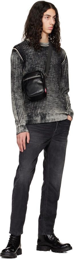 Kenzo Black Smile Lace-Up Boots - Picture 6