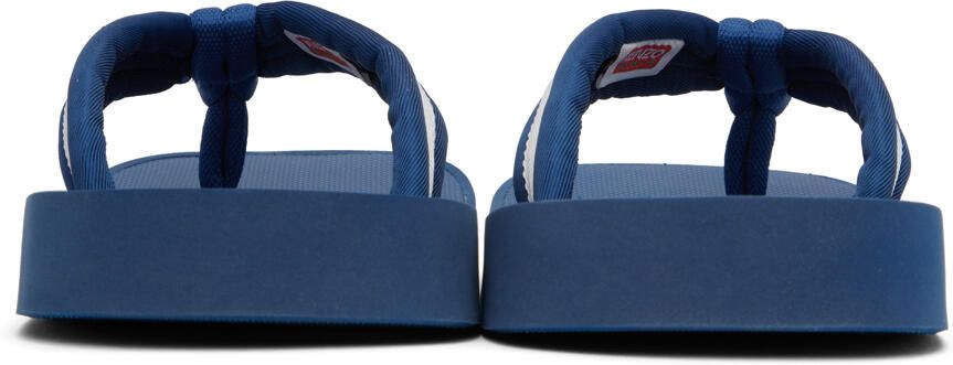 Kenzo Blue Setta Flip Flops - Picture 5